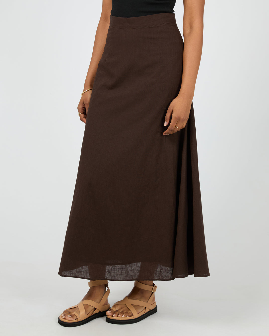 AAE | Essential Maxi Skirt - Brown