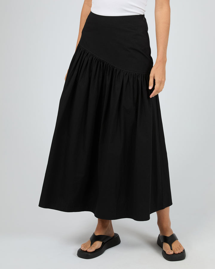 AAE | Essential Asym Maxi Skirt - Black