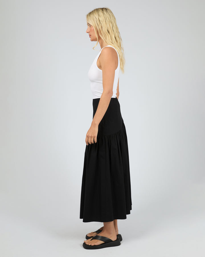 AAE | Essential Asym Maxi Skirt - Black