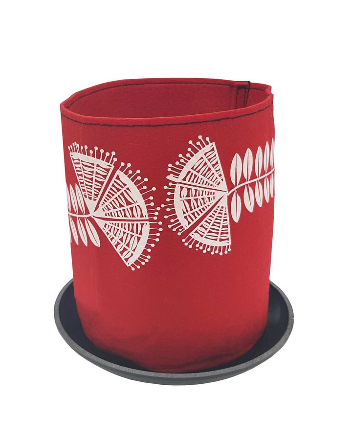 Growbag White Pohutukawa on Red