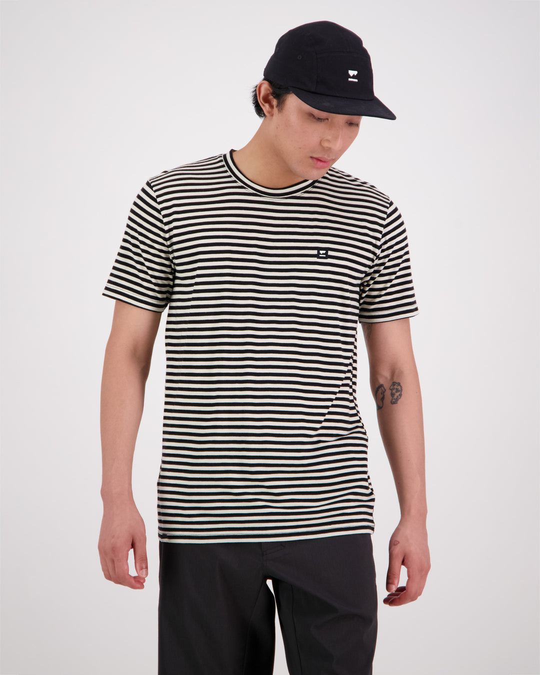 Mons Royale | Mens Icon Classic T-Shirt - Stripe