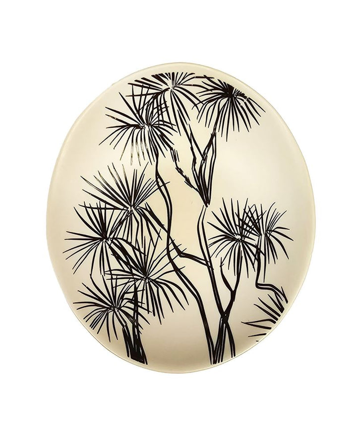 Bowl 10cm Ti Kouka Black on White