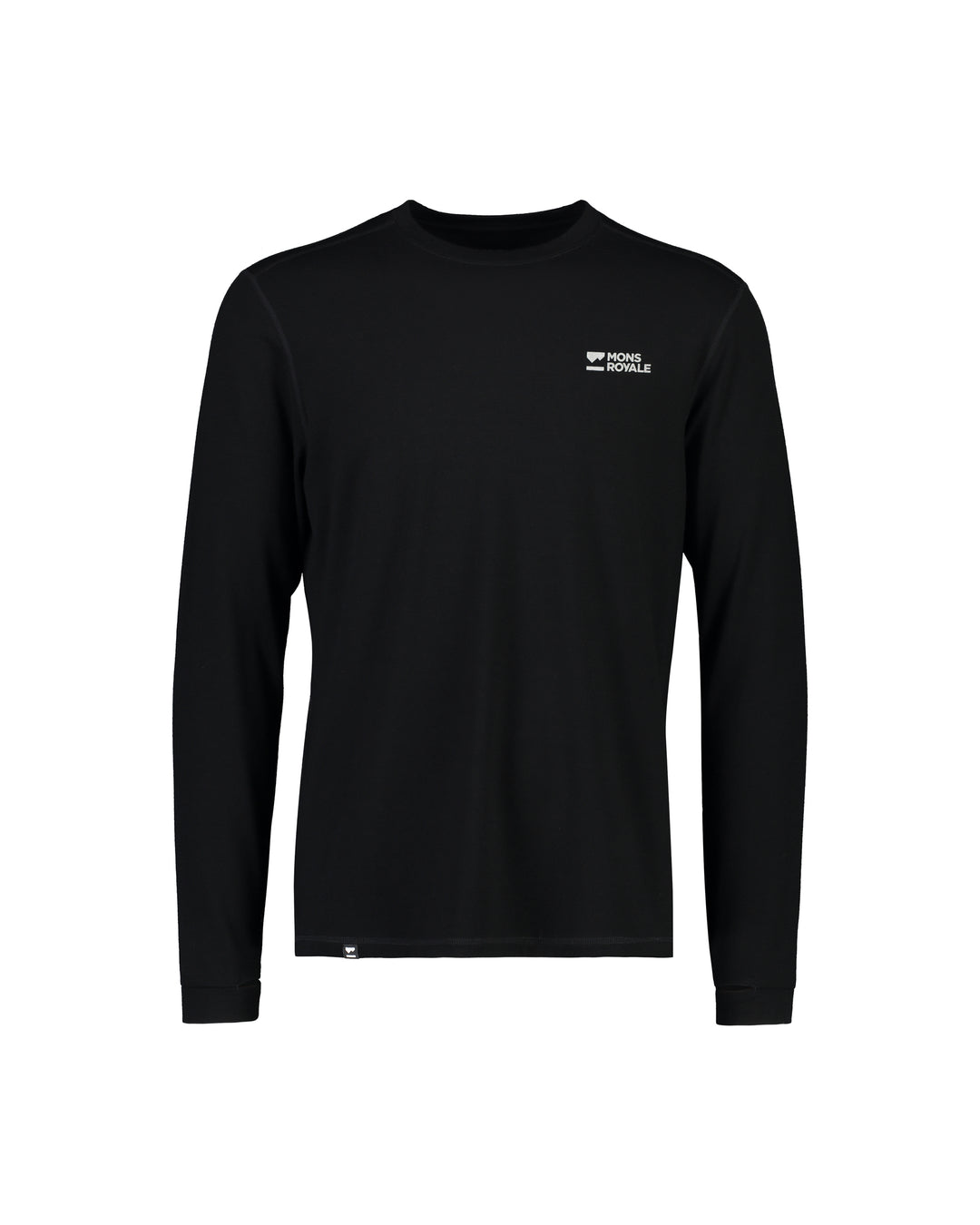 Mons Royale | Men's Cascade Merino Base Layer - Black