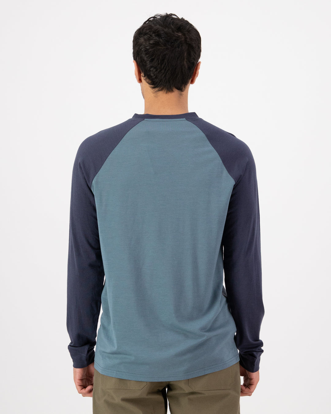 Mons Royale | Icon Merino Raglan Long Sleeve -  Goblin