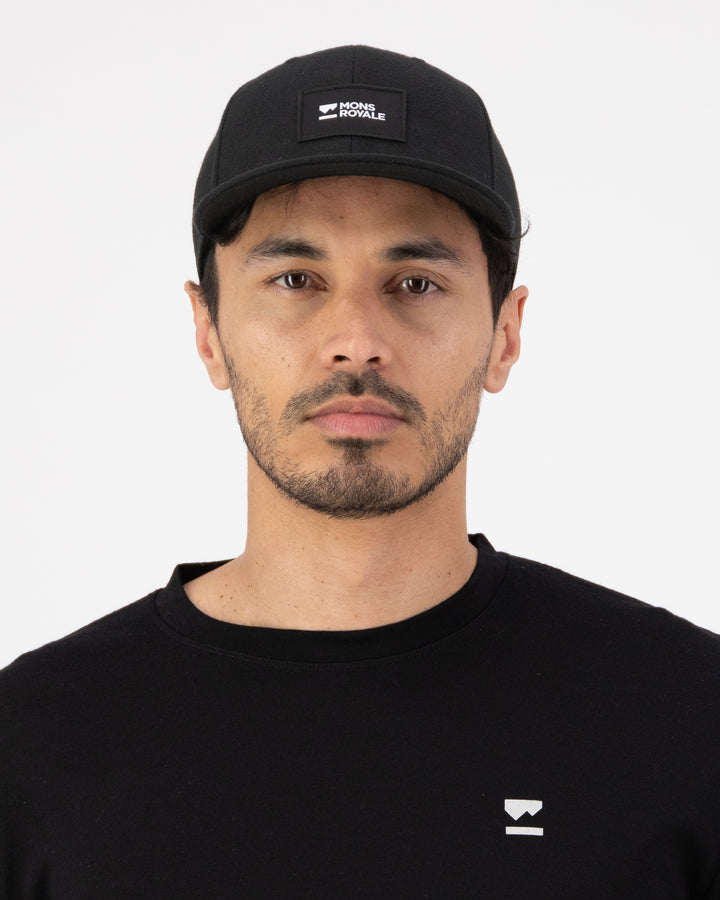 Connor Wool Cap - Black