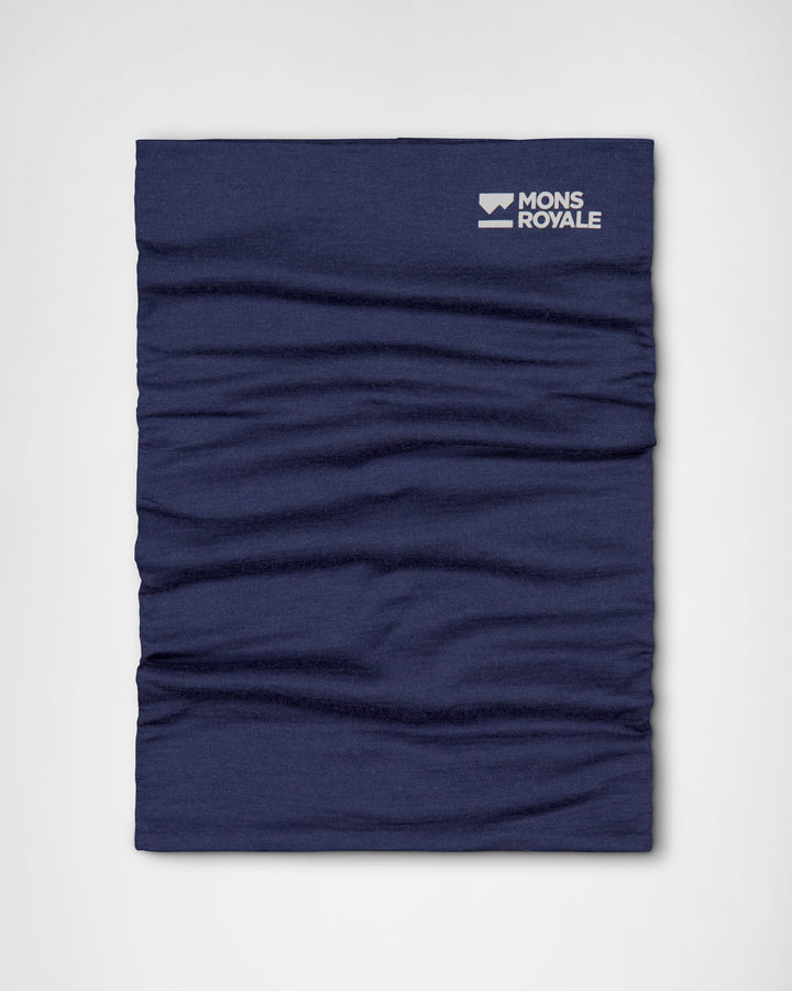 Mons Royale | Unisex Double-Up Merino Neckwarmer - Midnight