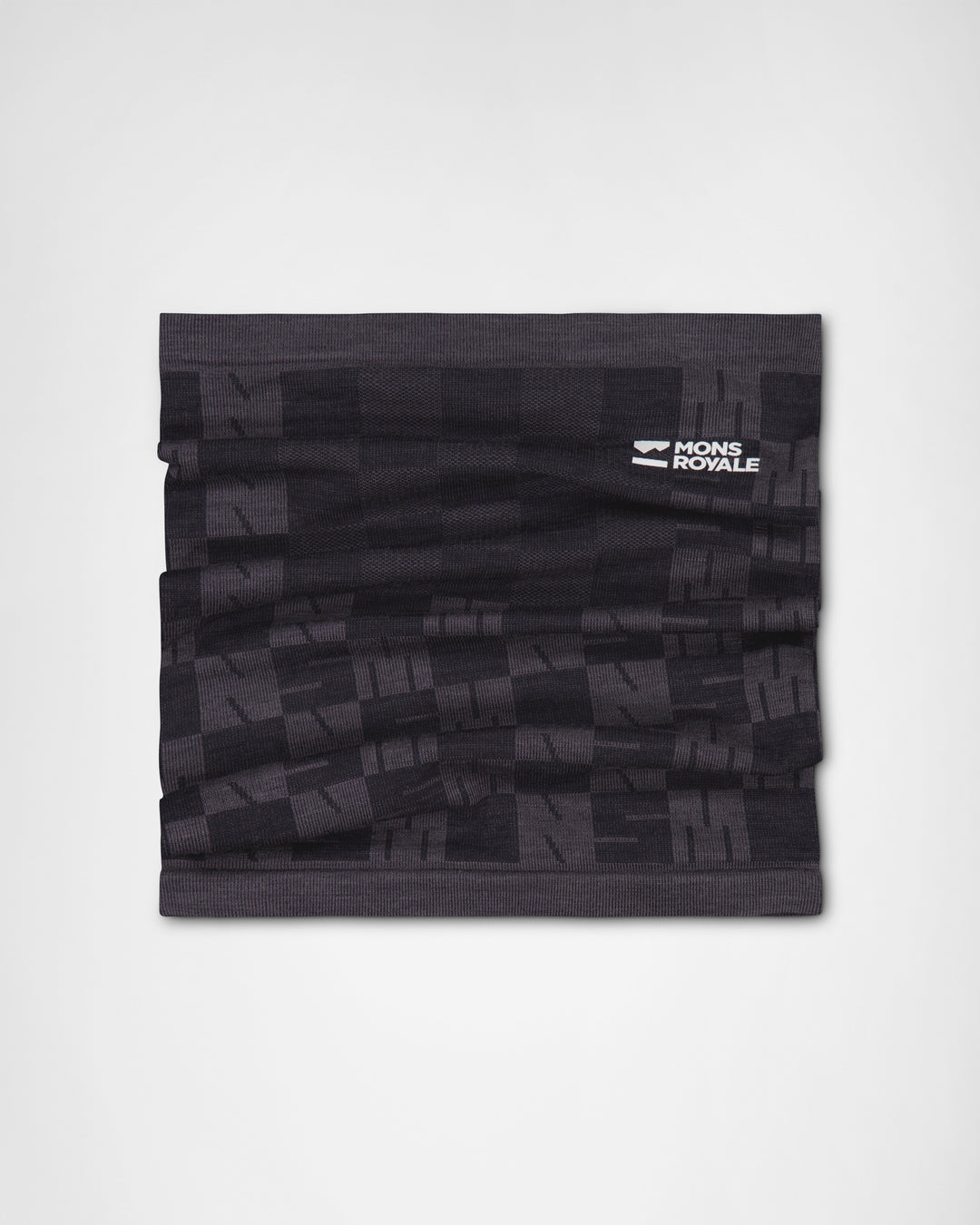 Mons Royale | Unisex Ascender Merino Neckwarmer Forged Iron Black