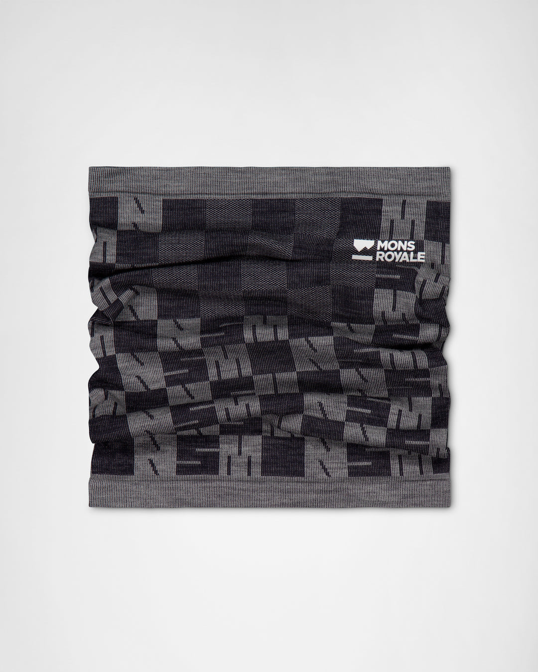 Mons Royale | Unisex Ascender Merino Neckwarmer - Dried Sage Black