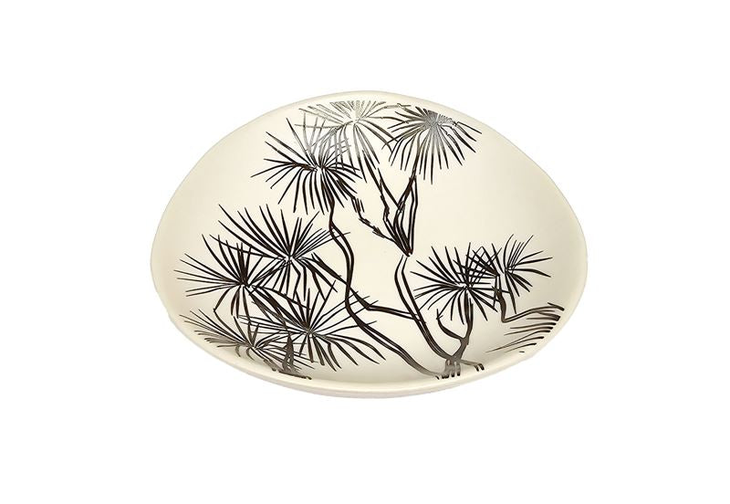 Bowl 10cm Ti Kouka Black on White