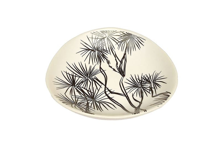 Bowl 10cm Ti Kouka Black on White