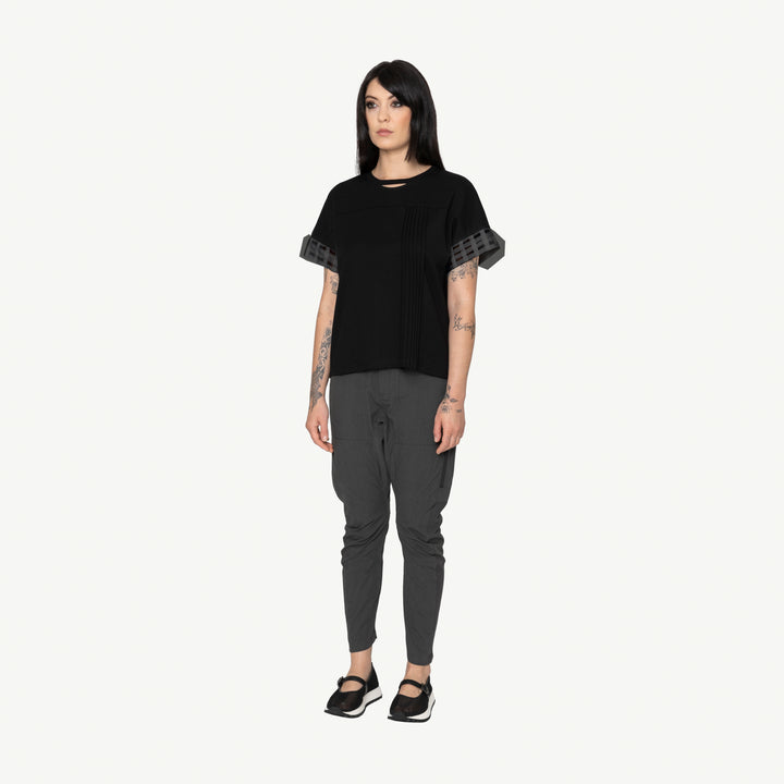 Bone & Arrow | Aeris Top in Black