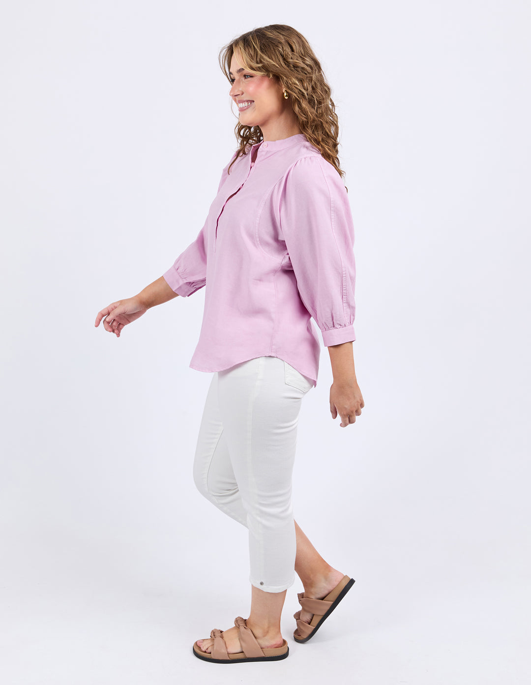 Elm | Rowan Shirt - Dusky Pink