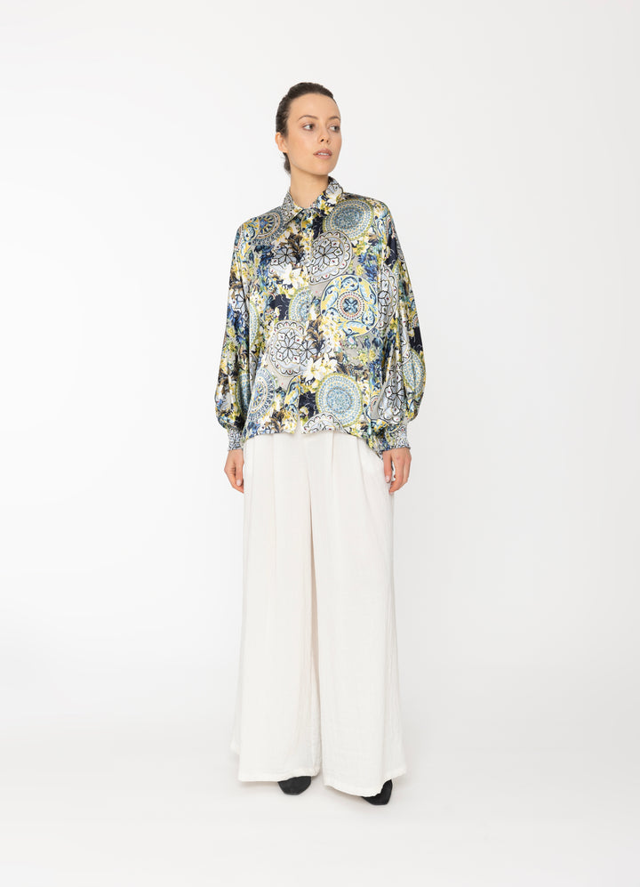 Blacklist | Inka Shirt - Royal Print