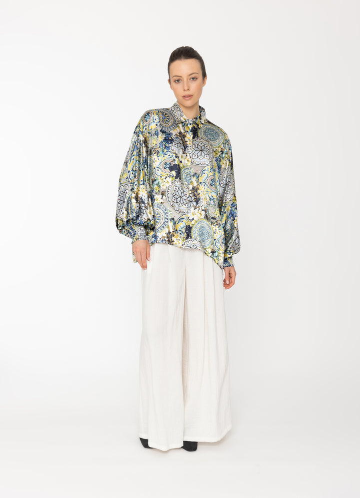 Blacklist | Inka Shirt - Royal Print