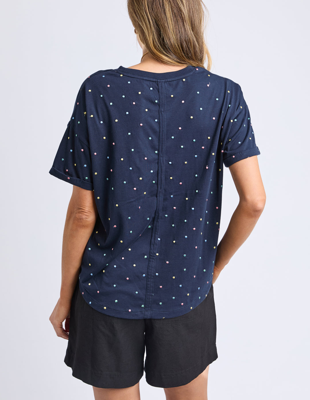 Elm | Festive Spot Tee - Navy