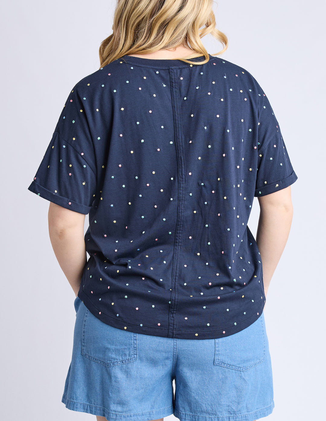 Elm | Festive Spot Tee - Navy