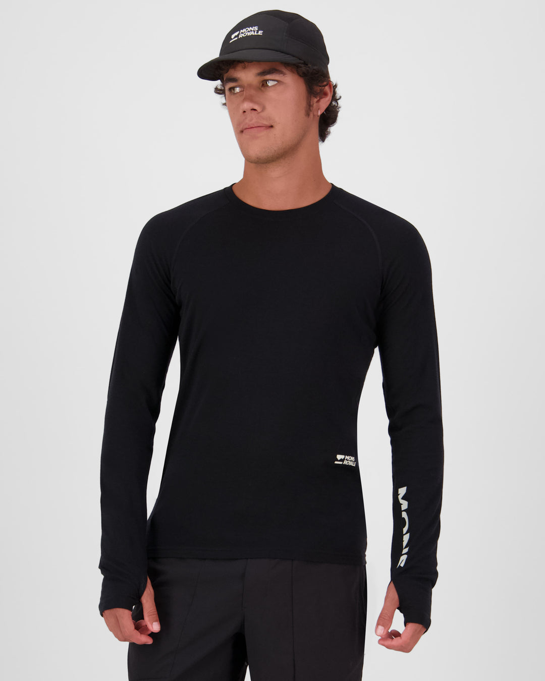 Men's Temple Merino L/S - Black