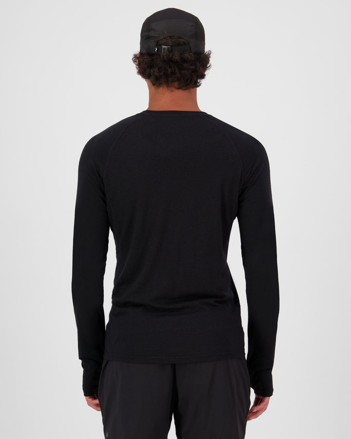 Men's Temple Merino L/S - Black