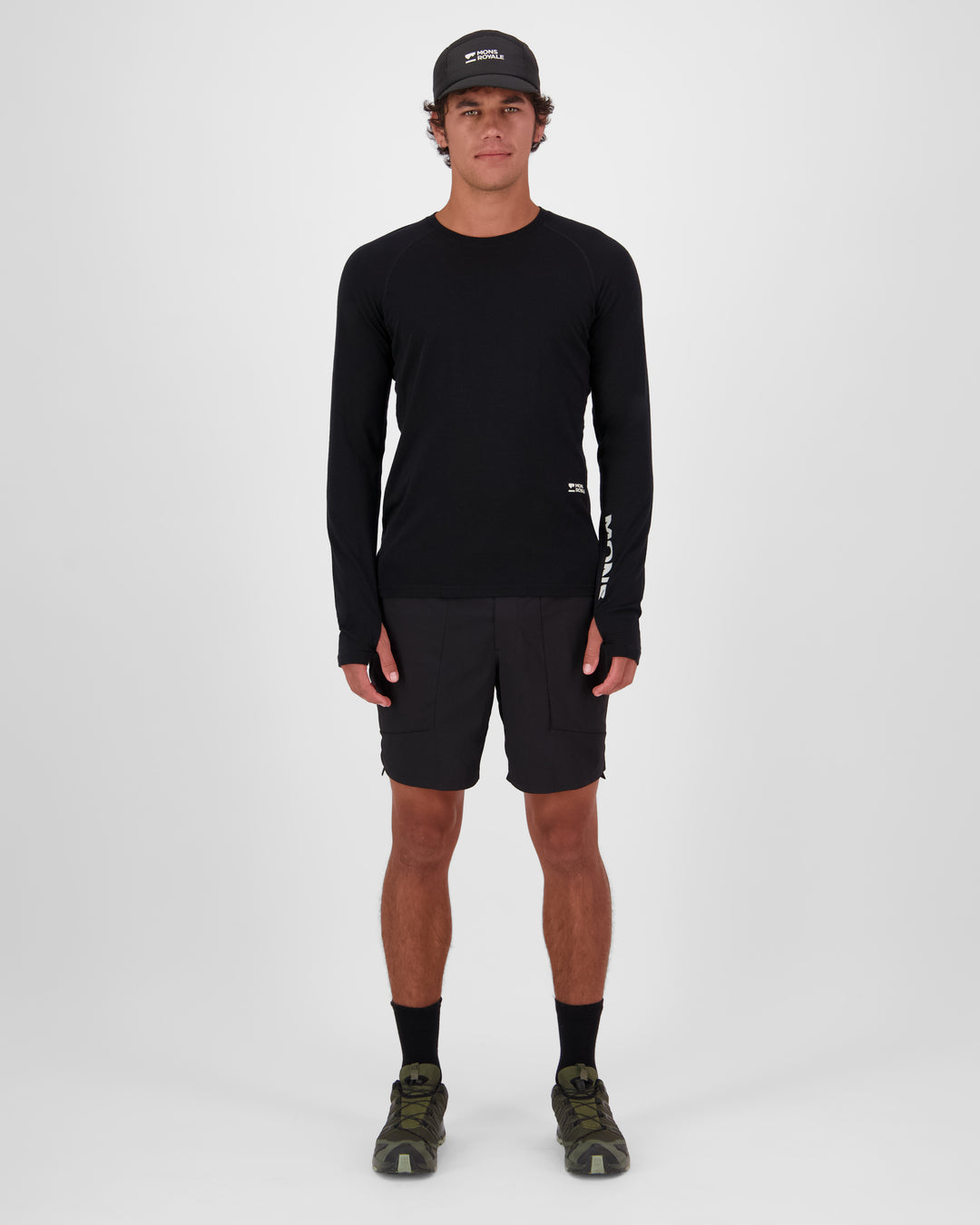 Men's Temple Merino L/S - Black
