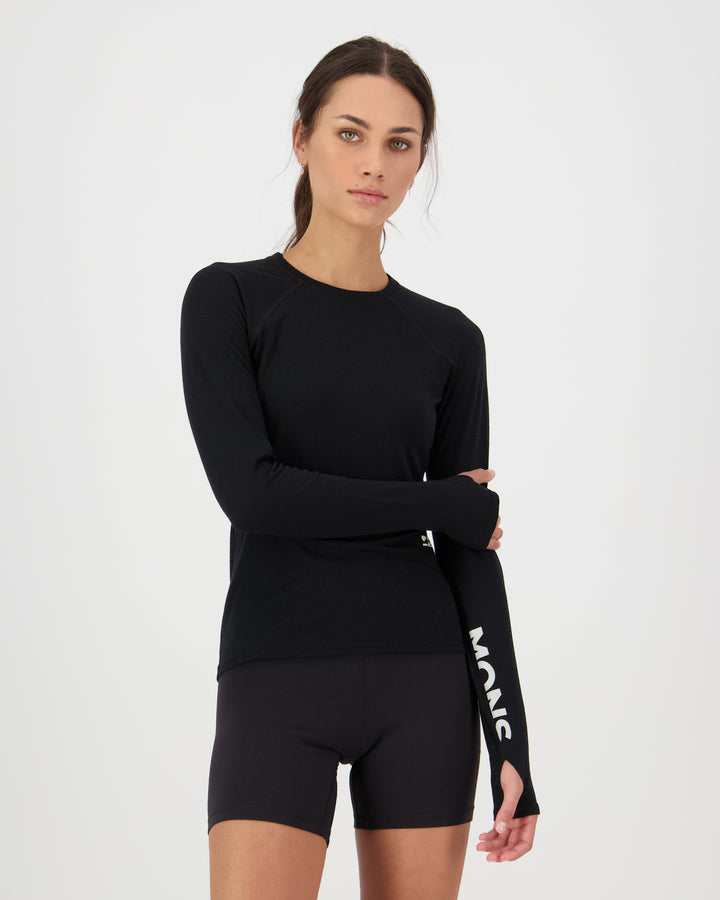 Women's Bella Merino L/S - Black
