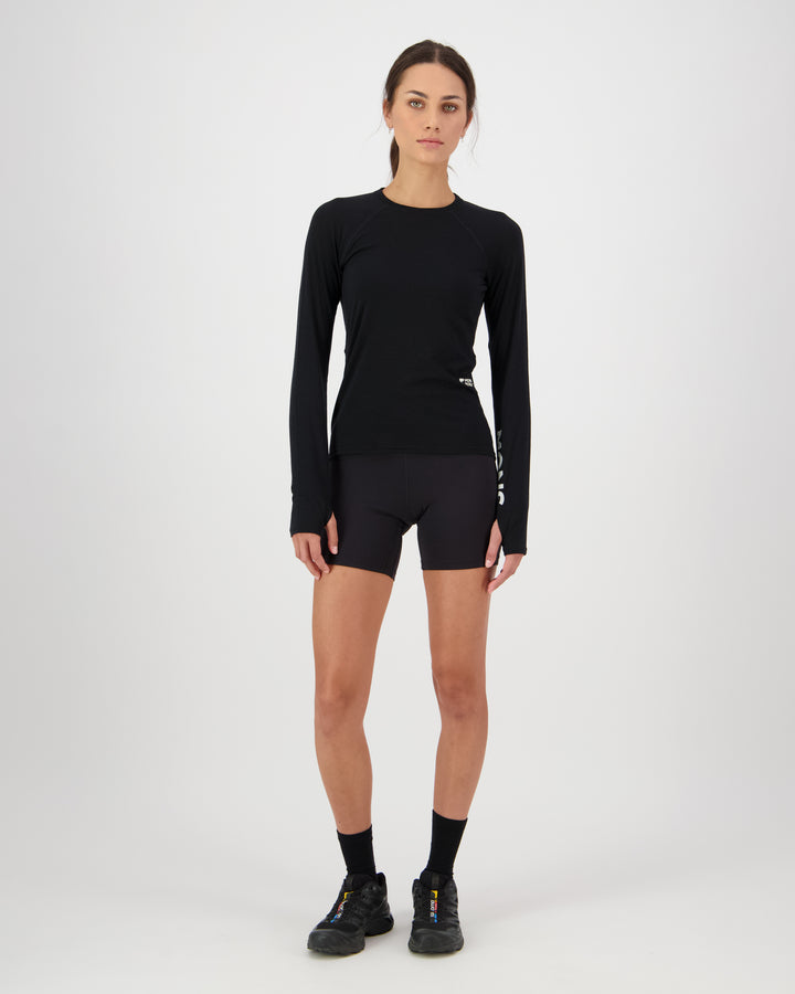 Women's Bella Merino L/S - Black