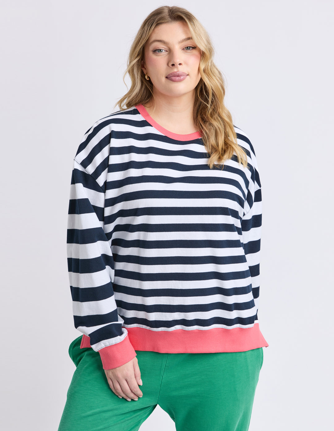 Vivid Crew - Navy with White Stripe