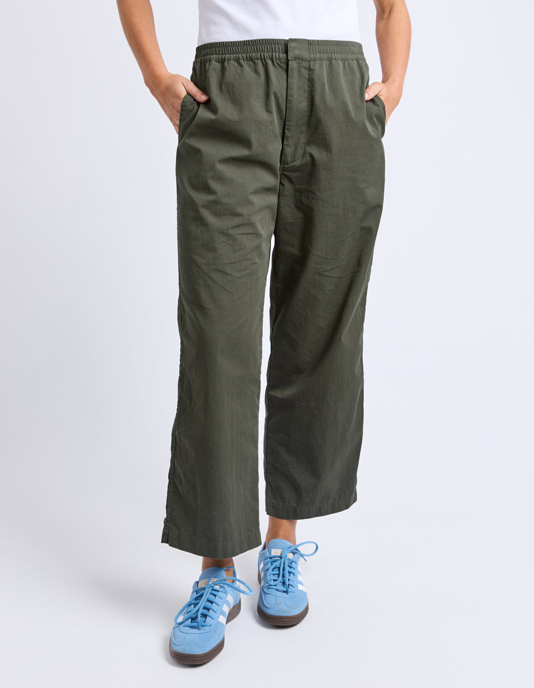 ELM | Relaxed Ankle Pant - Khaki