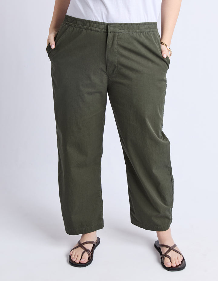 ELM | Relaxed Ankle Pant - Khaki