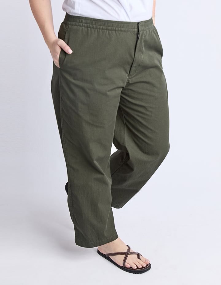 ELM | Relaxed Ankle Pant - Khaki
