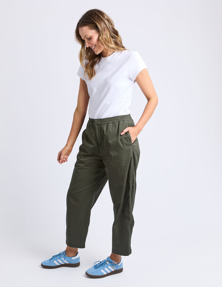 ELM | Relaxed Ankle Pant - Khaki