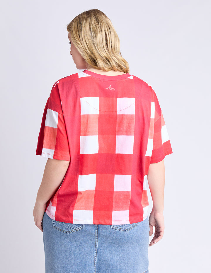 ELM | Edin Tee - All Over Yardage Print