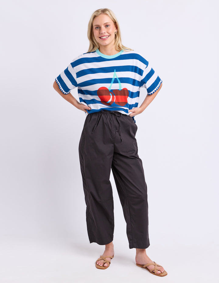 Lund Barrel Leg Pant - Black