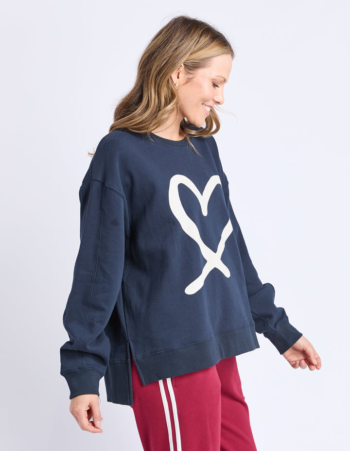 Elm | Elin Crew - Navy