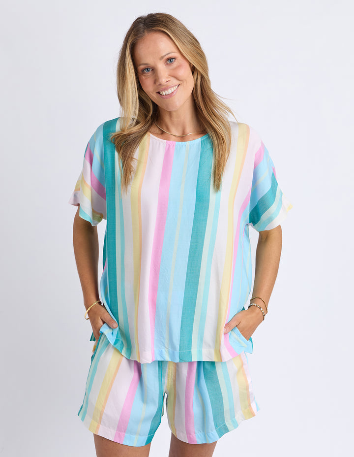 Hello Sunshine Top - Multi Stripe