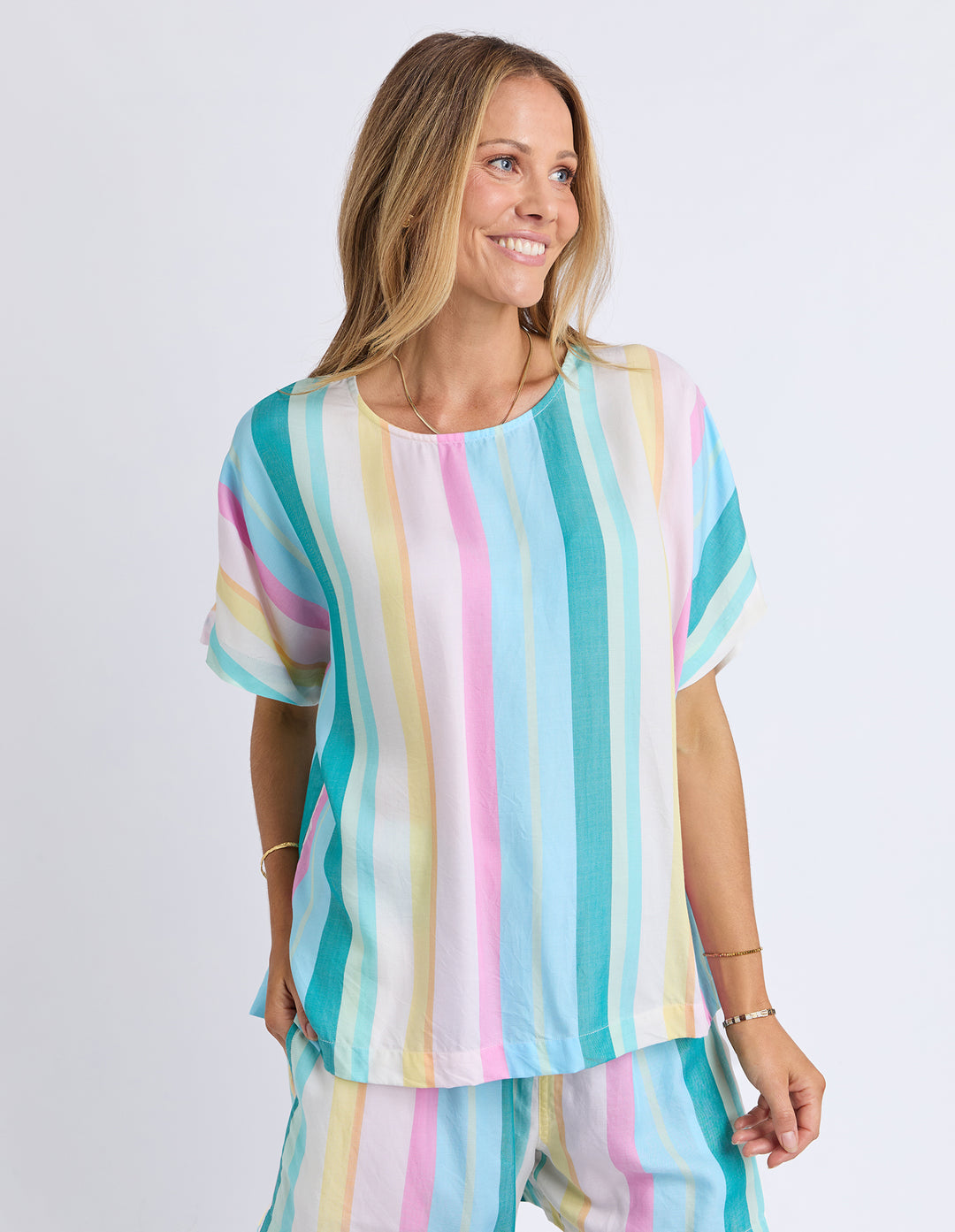 Hello Sunshine Top - Multi Stripe