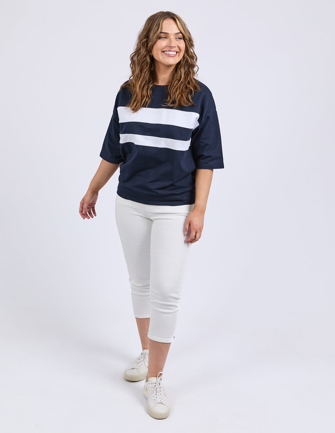 Nico Sweat - Navy with White Panels