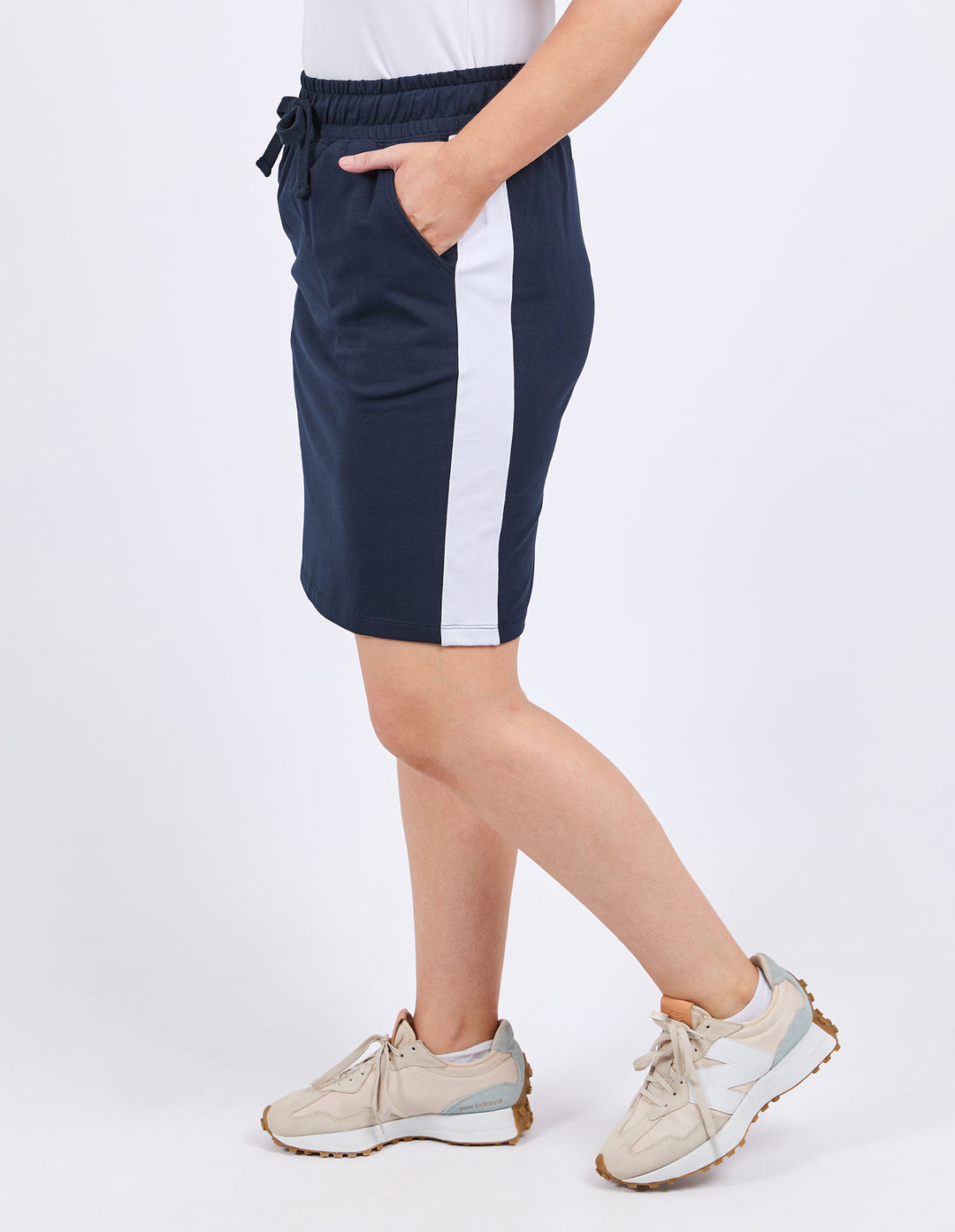 Nico Fleece Skirt - Navy
