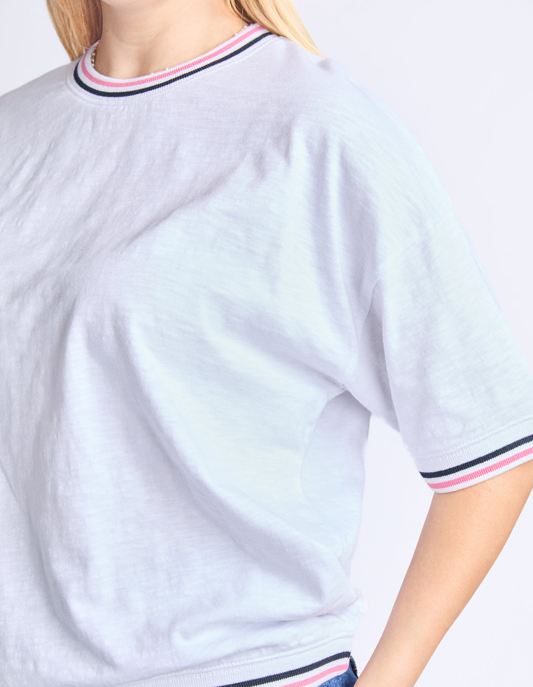 ELM | Faye S/S Sweat - White