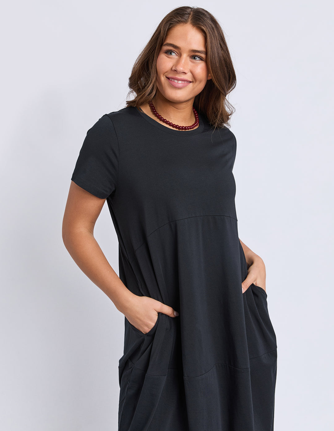 Elm | Diana S/S Dress - Black
