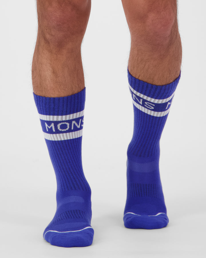 Unisex Signature Merino Crew Sock - Blue Dusk