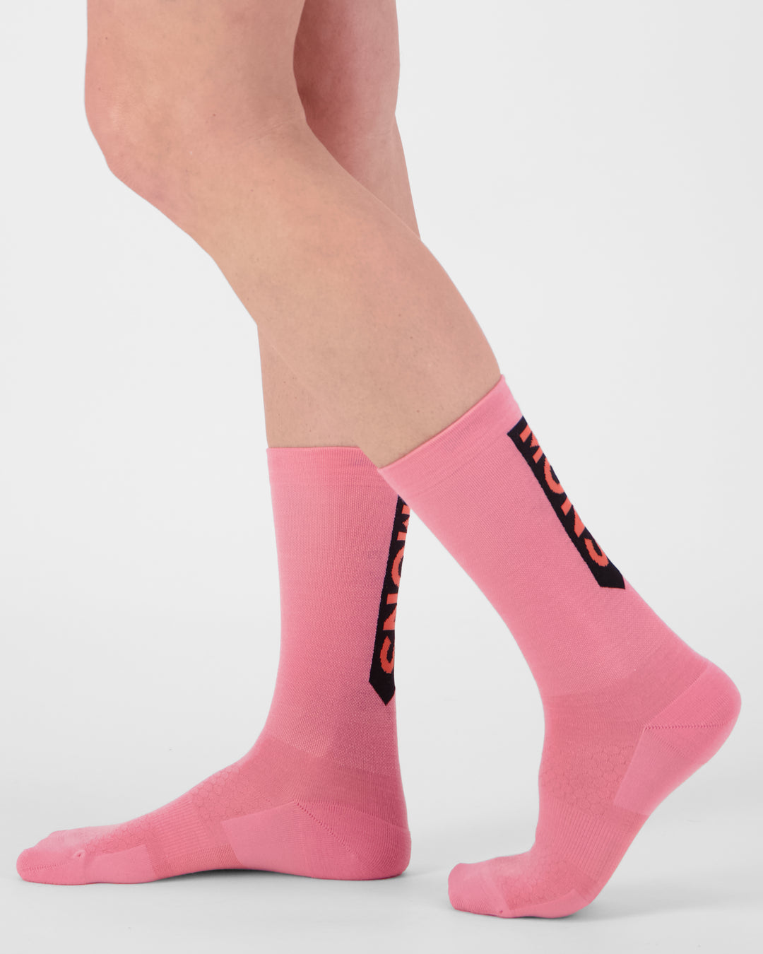 Unisex Merino Crew Sock - Flamingo