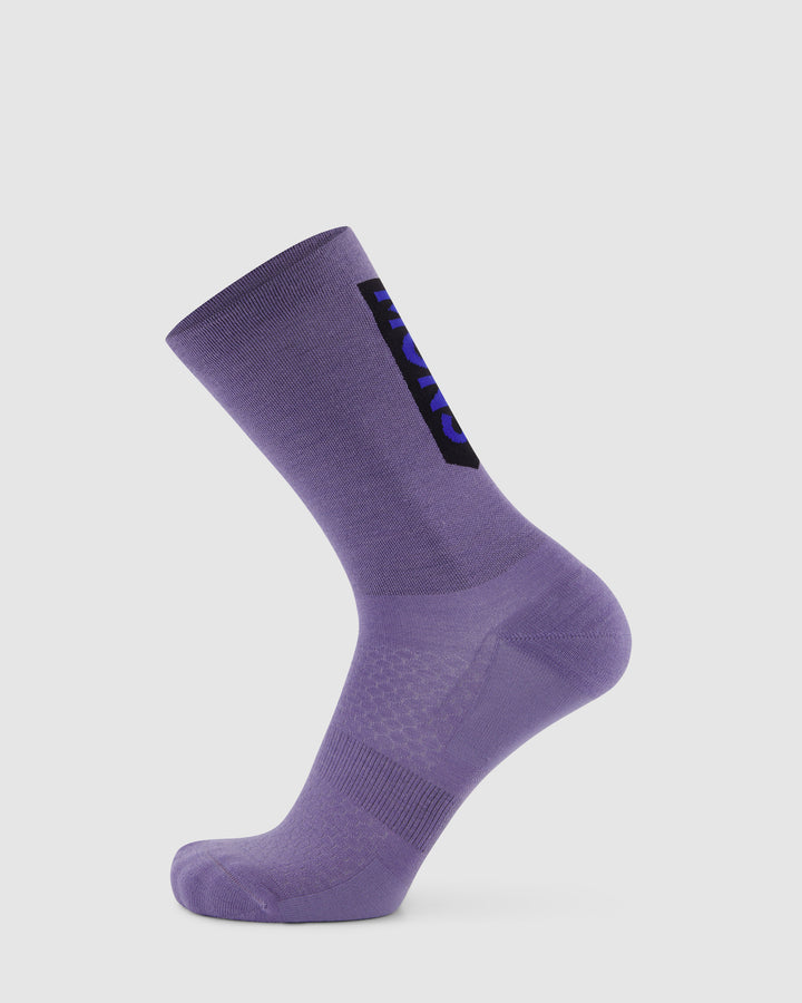 Unisex Atlas Merino Crew Sock - Blue Granite