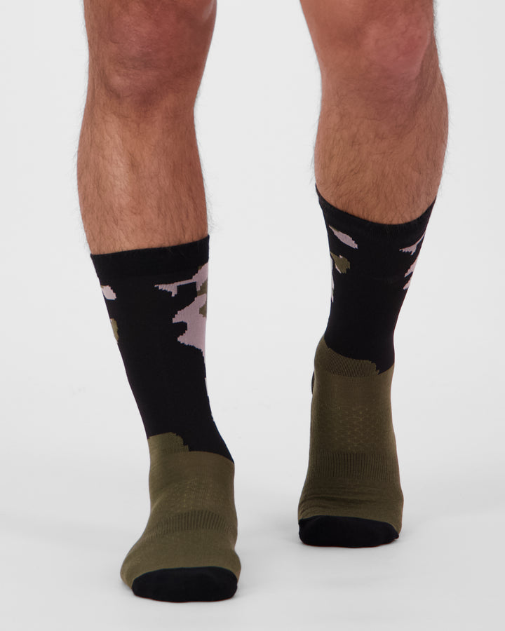 Unisex Atlas Merino Crew - Glitch Camo