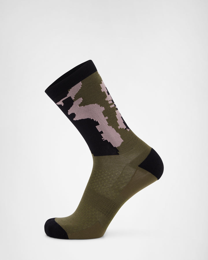 Unisex Atlas Merino Crew - Glitch Camo