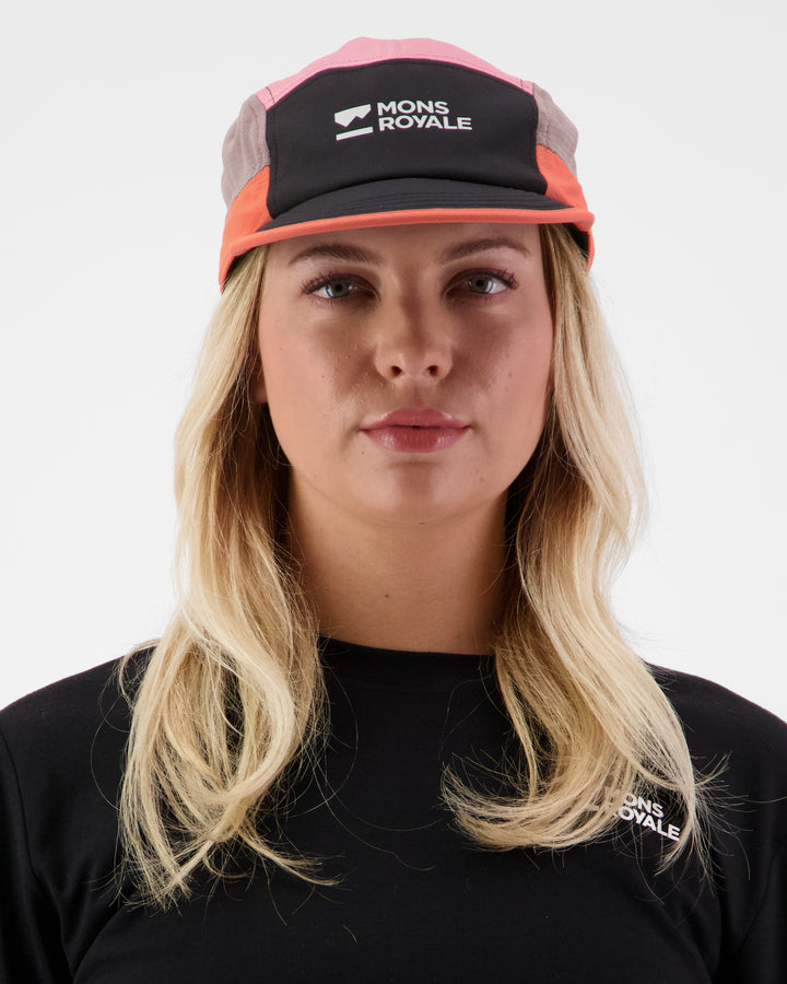 Unisex Velocity Trail Cap - Sun Orange/Flamingo