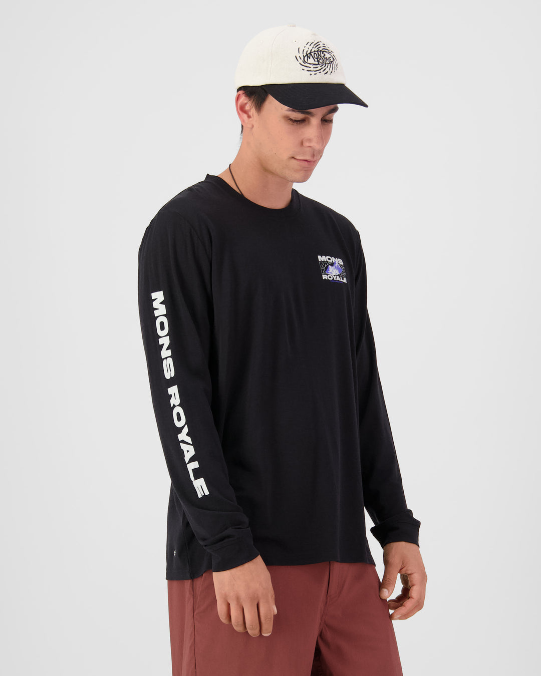 Men's Icon Merino L/S - Black