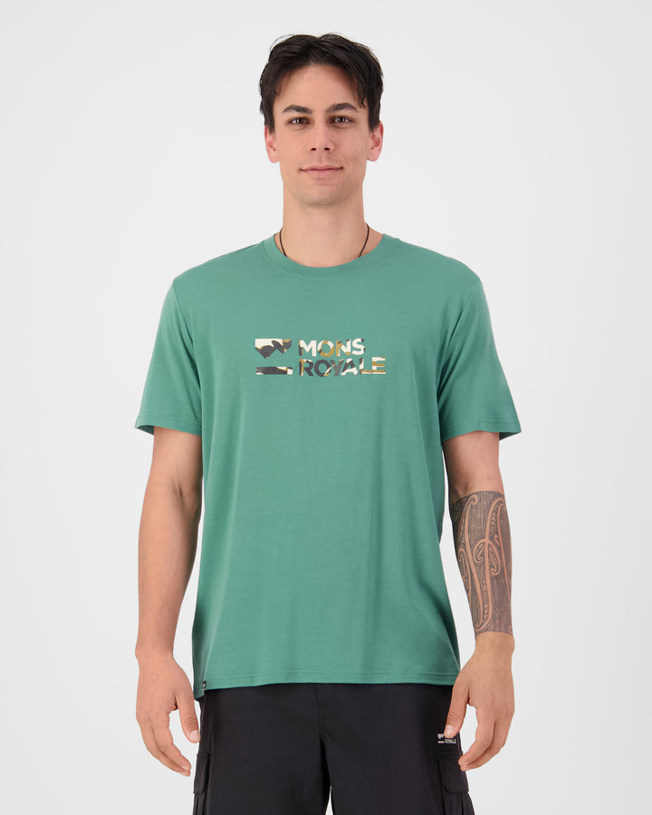 Men's Icon Merino T-Shirt - Deep Jade