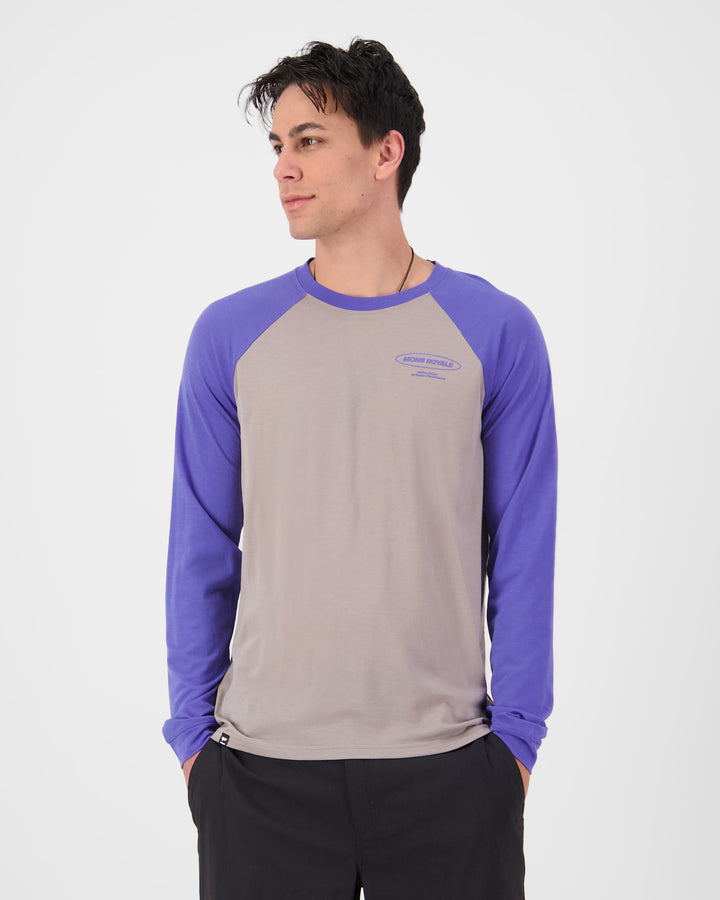Men's Icon Merino Raglan L/S - Dusk
