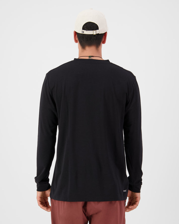 Men's Icon Merino L/S - Black