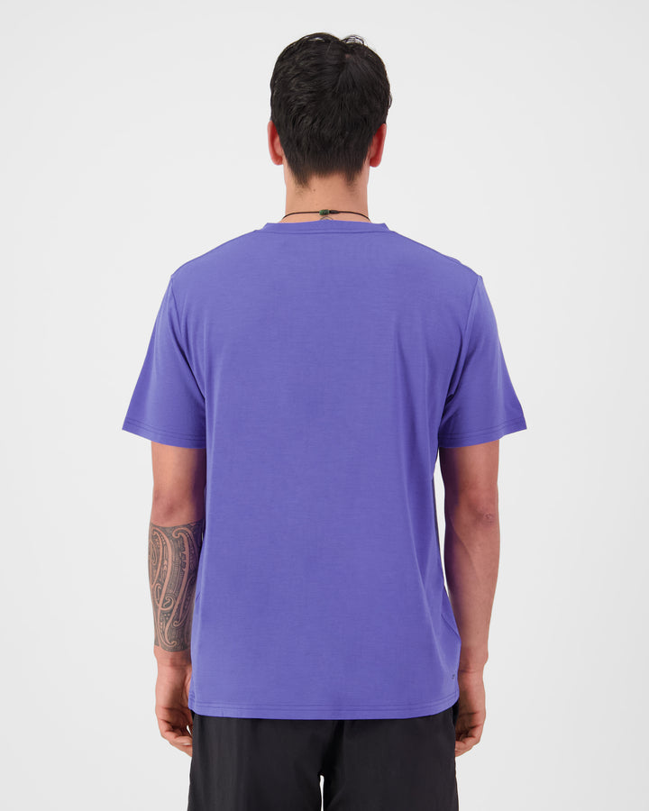 Men's Icon Merino T-Shirt - Blue Dusk/Cinder
